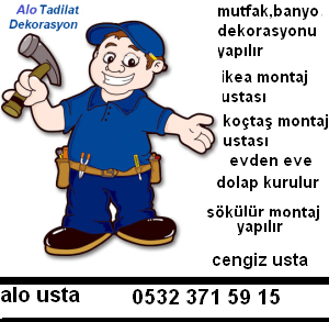 dolap montajı yapılır evden eve dolap kurulur sökülür