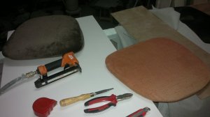 sandalye döşemesi değiştirilir