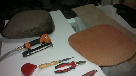 sandalye döşemesi değiştirilir